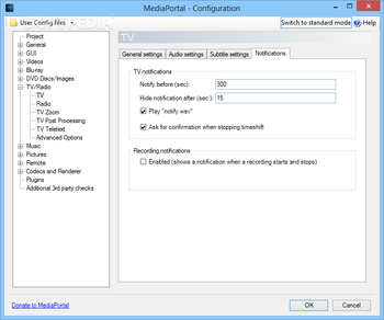MediaPortal screenshot 34