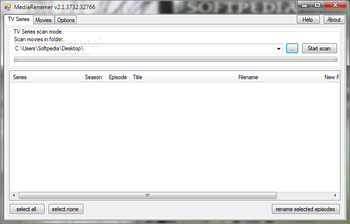 MediaRenamer screenshot