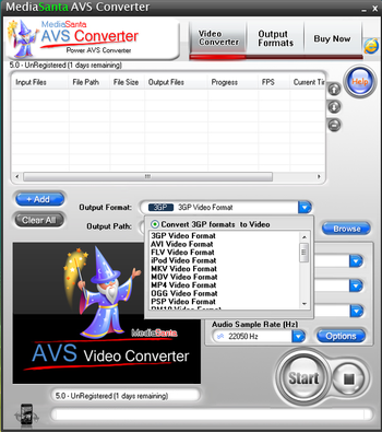 MediaSanta AVS Converter screenshot 2