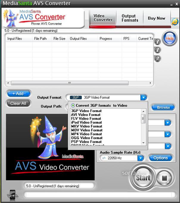 MediaSanta AVS Converter screenshot 3