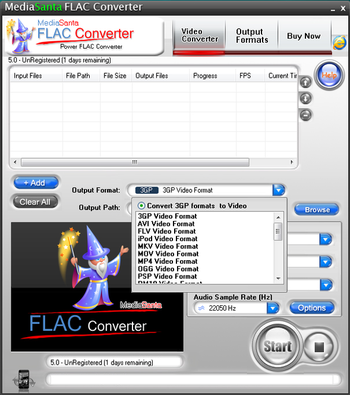 MediaSanta FLAC Converter screenshot