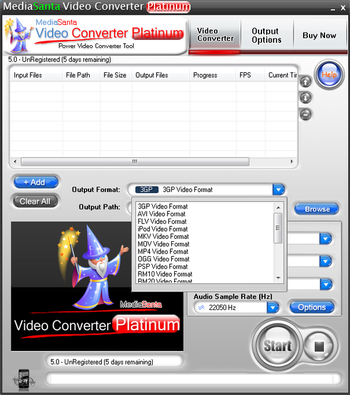 MediaSanta Video Converter Platinum screenshot 2