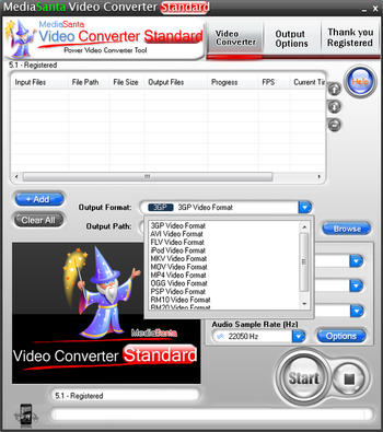 MediaSanta Video Converter Standard screenshot 2