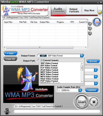 MediaSanta WMA MP3 Converter screenshot 2