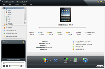 mediAvatar iPad Software Suite Pro screenshot