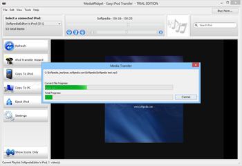 MediaWidget - Easy iPod Transfer screenshot 3