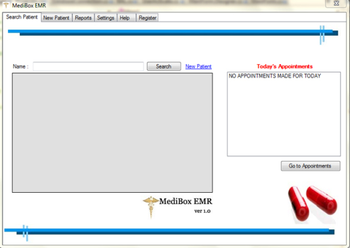 MediBox EMR screenshot