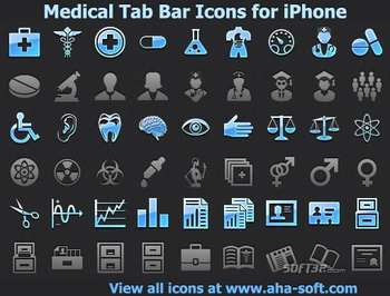 Medical Tab Bar Icons for iPhone screenshot 2