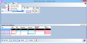 Medical Tests Analyzer screenshot 4