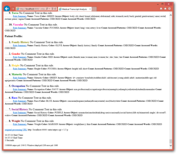 Medical Transcript Analysis screenshot 7