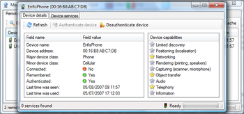 Medieval Bluetooth Network Scanner screenshot 2