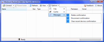Medieval Bluetooth OBEX File Transfer screenshot 3