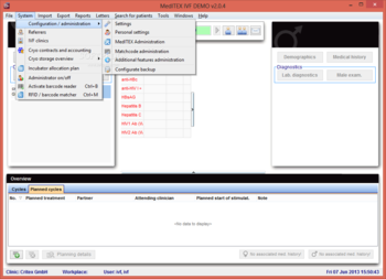 MedITEX IVF screenshot 2