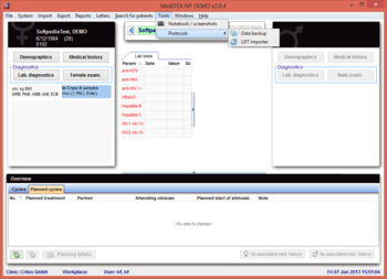 MedITEX IVF screenshot 4