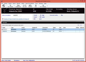 MedITEX IVF screenshot 7