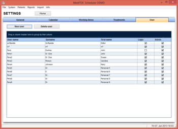 MedITEX Scheduler screenshot 11