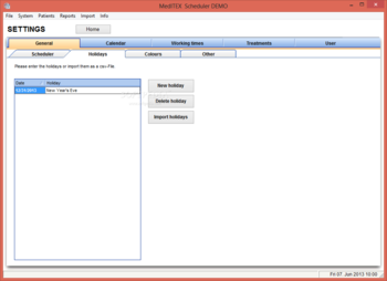 MedITEX Scheduler screenshot 6