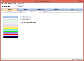 MedITEX Scheduler screenshot 7
