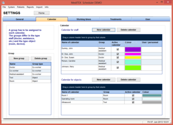 MedITEX Scheduler screenshot 8