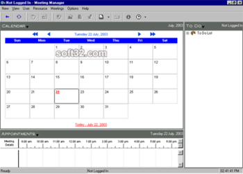 Meeting Manager tutor screenshot