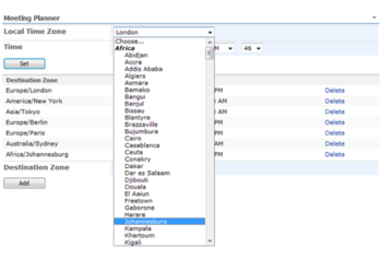 Meeting Planner screenshot