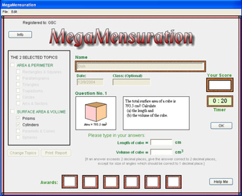 Mega Mensuration screenshot