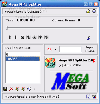 Mega MP3 Splitter screenshot 2