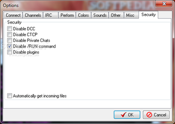 MegaIRC screenshot 11