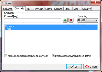 MegaIRC screenshot 6