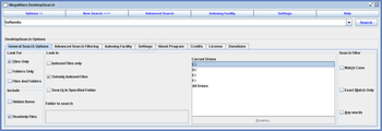 MegaWare DesktopSearch screenshot