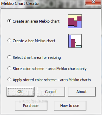 Mekko Chart Creator screenshot