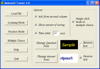 Melensoft Trainer screenshot
