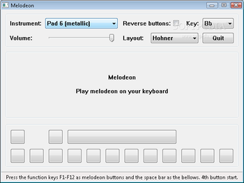 Melodeon screenshot