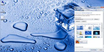 Melting Ice Windows 7 Theme screenshot