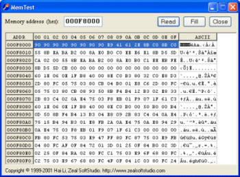 MemAccess Library screenshot 2