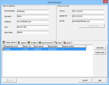 Member Manager screenshot 4