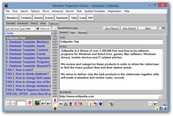Member Organizer Deluxe screenshot