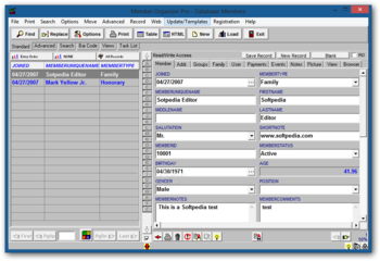Member Organizer Pro screenshot