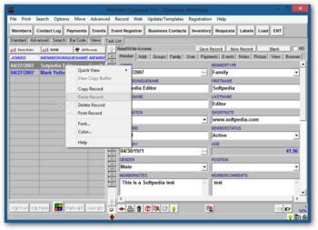 Member Organizer Pro screenshot 2