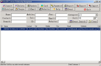 MemDB Customer Relationship Management screenshot 2