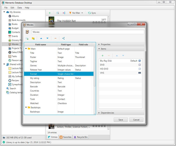 Memento Database Desktop screenshot 3