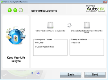 Memeo AutoSync screenshot 2