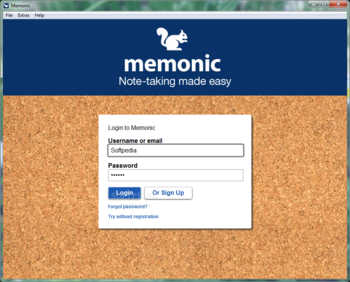 Memonic Desktop screenshot