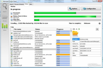 Memopal screenshot 2