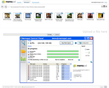 Memopal screenshot 3