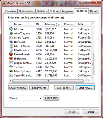 MemOptimizer screenshot 9