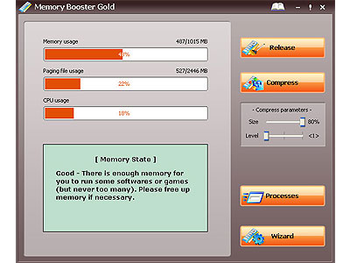 Memory Booster Gold screenshot