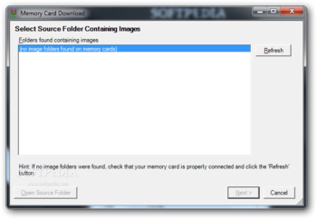 Memory Card Download screenshot