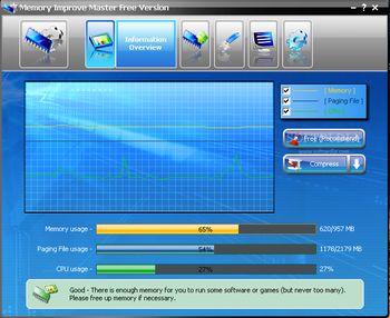 Memory Improve Master Free Version screenshot
