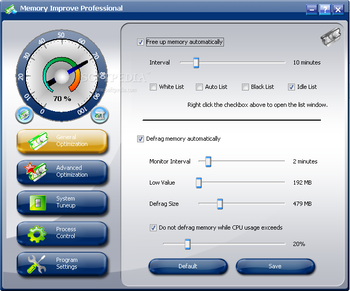 Memory Improve Professional screenshot